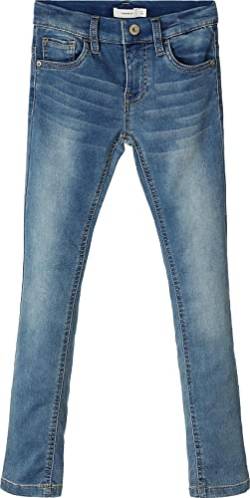 NAME IT Mädchen Nkmtheo Dnmthayer Cor1 Swe Pant Noos Hose, Light Blue Denim, 110 EU von NAME IT