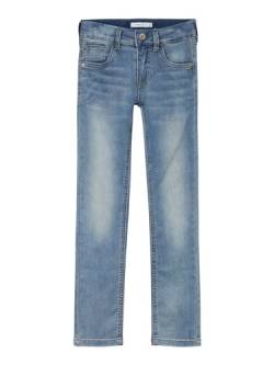 NAME IT Mädchen Nkmtheo Dnmthayer Cor1 Swe Pant Noos Hose, Light Blue Denim, 116 EU von NAME IT