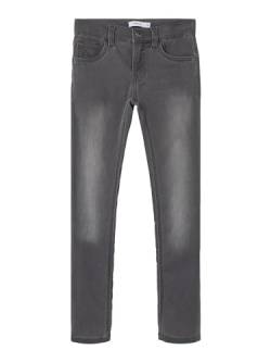 NAME IT Mädchen Nkmtheo Dnmthayer Cor1 Swe Pant Noos Hose, Medium Grey Denim, 128 EU von NAME IT