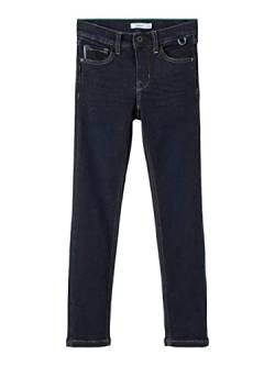 NAME IT Mädchen Nkmtheo Dnmturn 3681 Pant Noos Hose, Dark Blue Denim, 152 EU von NAME IT