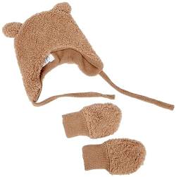 NAME IT Unisex NBNMATUTA Teddy SET2 Handschuh-Set, Chipmunk, 45/47 von NAME IT