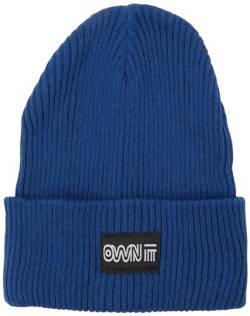 NAME IT Unisex NKNMANOA Knit Beanie Mütze, Estate Blue, 54/55 von NAME IT