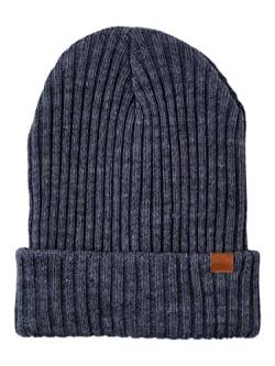 NAME IT Unisex Nknmilan Knit Hat2 Noos M tze, Dark Sapphire, 48-49 EU von NAME IT