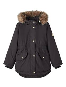 NAME IT girl Jacke Parka, Schwarz, 152 von NAME IT