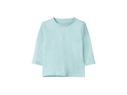 Name IT NOS Unisex Baby Sweatshirt NBNDELINUS LS TOP, Blau (Canal Blue), (Herstellergröße: 56) von NAME IT