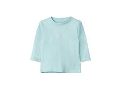 Name IT NOS Unisex Baby Sweatshirt NBNDELINUS LS TOP, Blau (Canal Blue), (Herstellergröße: 68) von NAME IT