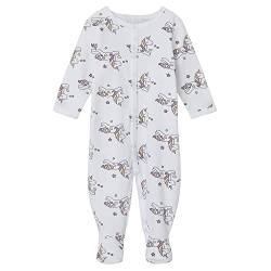 Name It Baby Strampler mit Einhorn- Print mit Knöpfen Bright White-50 von NAME IT