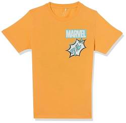 Name It Jungen NKMANTI Marvel SS TOP MAR T-Shirt, Tibetan Stone, 116 von NAME IT