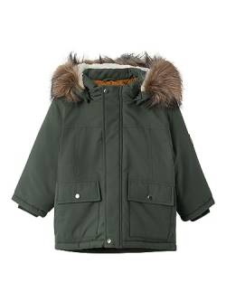 Name It Jungen NMMMARLIN Parka Jacket PB South Jacke, Climbing Ivy, 104 von NAME IT