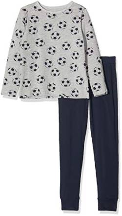 Name It Jungen Schlafanzug Set mit Fussball Motiv Grey Melange-86-92 von NAME IT