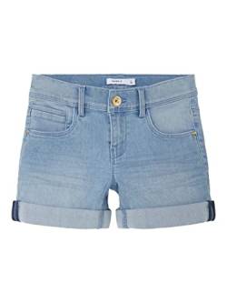 Name It Mädchen Jeans Shorts Light Blue Denim-98 von NAME IT