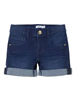 Name It Mädchen Jeans Shorts Medium Blue Denim-158 von NAME IT