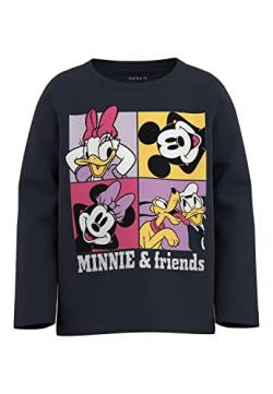 Name It Mädchen Longsleeve mit Minnie Mouse Print Dark Sapphire-92 von NAME IT