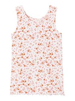 Name It Mädchen NKFVEMINNA Slim Tank TOP H Langarmshirt, Bright White, 146W / 152L von NAME IT