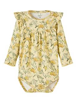 name it Baby Girls NBFFALINE LS Body, Pineapple Slice, 68 von NAME IT