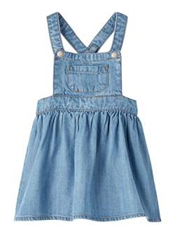 name it Baby Girls NBFFIE DNM Spencer 1777-TJ F Kleid, Light Blue Denim, 56 von NAME IT