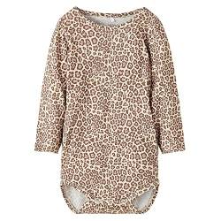 name it Baby-Mädchen NBFTRINE LS NOOS Body, Oatmeal, 68 von NAME IT