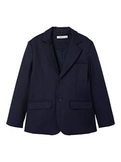 name it Boy's NKMRIRAMEL Blazer NOOS Sakko, Dark Sapphire, 116 von NAME IT