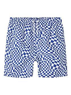 name it Boy's NLMZIMMI Shorts Box Badeshorts, Bluing, 164 von NAME IT