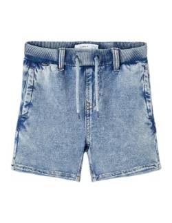 name it Boy's NMMRYAN Jog L DNM 1776-BO F Shorts, Medium Blue Denim, 104 von NAME IT