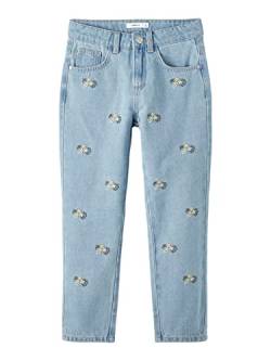 name it Girl's NKFBELLA HW Shaped AN Jeans 1778-TE F Hose, Light Blue Denim, 140 von NAME IT