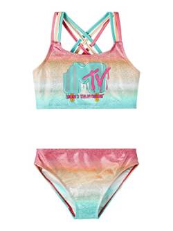 name it Girl's NKFMYXTI MTV CPLG Bikini, Aqua Splash, 110/116 von NAME IT