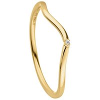 NANA KAY Fingerring Nana Kay Gold, mit dezentem Zirkonia-Kristall von NANA KAY