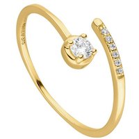 NANA KAY Fingerring Nana Kay Gold, mit fein gefasstem Zirkonia von NANA KAY