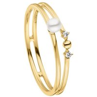 NANA KAY Fingerring Nana Kay Gold, mit modischem Stein- und Perlen-Besatz von NANA KAY