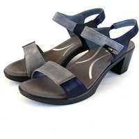 NAOT Naot Intact blau grau Damen Schuhe Sandaletten Leder Fußbett 17958 Sandalette von NAOT