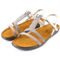 NAOT Naot Judith stone grau beige Damen Sandalen Schuhe Leder Nubuk 16545 Sandalette von NAOT
