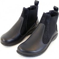 NAOT Naot Konini schwarz combi Damen Schuhe Chelsea-Boots Leder 12826 Wechselfußbett Stiefelette von NAOT