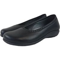 NAOT Naot Taupo schwarz Damen Schuhe Ballerinas Leder Wechselfußbett 19845 Slipper von NAOT