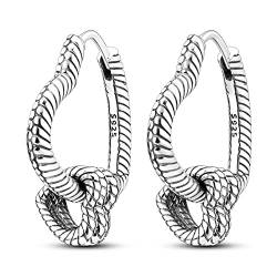 NARMO Herz geformte Reifen Ohrringe für Frauen 925 Sterling Silber Ohrringe Herz Dangle Ohrringe von NARMO
