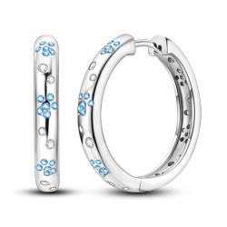 NARMO Hoop Ohrringe für Frauen Nette Pet Claw Cubic Zirkonia 925 Sterling Silber Hoop Ohrringe für Mädchen von NARMO