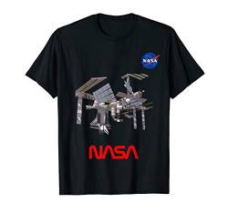 NASA Illustration der Internationalen Raumstation Art Abb T-Shirt von NASA Meatball Logo Weltraum Top vintage Designs