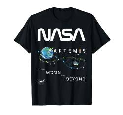 NASA Artemis 1 Mission Erkundung Insignia Worm Logo T-Shirt von NASA - Official