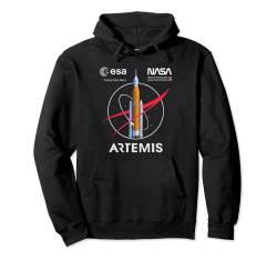 NASA Artemis Mission SLS Worm and ESA Logo Pullover Hoodie von NASA - Official