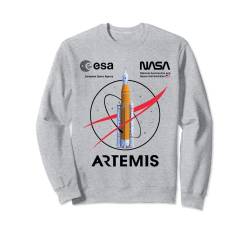 NASA Artemis Mission SLS Worm und ESA Logo Sweatshirt von NASA - Official