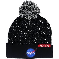 NASA Bommelmütze NASA Space Center - Junge Herren Herbst Wintermütze Bommelmütze Gr. 54 bis 56 von NASA