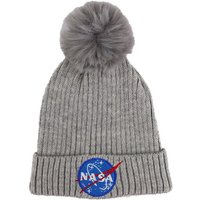 NASA Bommelmütze NASA Space Center - Mädchen Damen Herbst Wintermütze Bommelmütze Gr. 54 bis 56 von NASA