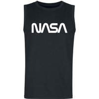NASA Tank-Top - NASA Logo - S bis XXL - für Männer - Größe L - schwarz  - EMP exklusives Merchandise! von NASA