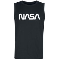 NASA Tank-Top - NASA Logo - S bis XXL - für Männer - Größe S - schwarz  - EMP exklusives Merchandise! von NASA