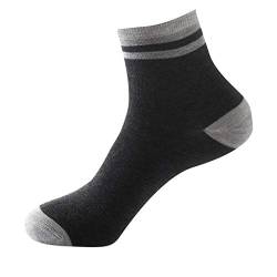 NASC 1 Paar Herren-Socken, nicht elastisch, bequem, weich, lustig, für Herren, grau, One size von NASC