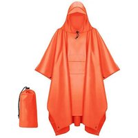 NATICY Regenjacke Regenponcho Herren Damen Wasserdicht,3 in 1 Poncho (set, 1) Kapuze Kapuze von NATICY