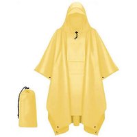 NATICY Regenjacke Regenponcho Herren Damen Wasserdicht,3 in 1 Poncho (set, 1) Kapuze Kapuze von NATICY