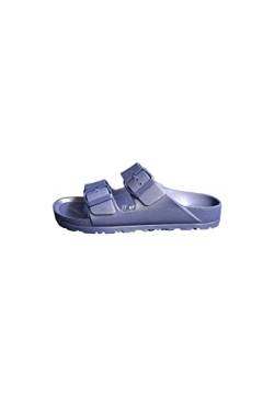 NATURAL WORLD ECO FRIENDLY Unisex 7051-777-36 Flat Sandal, Blue, 36 EU von NATURAL WORLD ECO FRIENDLY