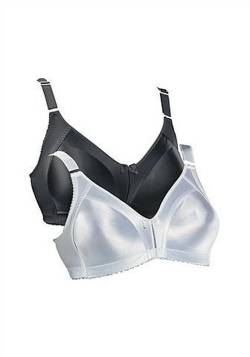 Große Größen: Minimizer-BH, weiß+schwarz, Gr.75B von NATURANA®