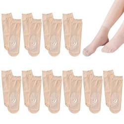 NAVESO Tourmaline Ionic Socks, 10Pair Tourmaline Slimming Health Sock, Tourmaline Ionic Body Shaping Stretch Socks, Tourmaline Lymphvity Slimming Health Sock, Summer Socks for Women Thin (A) von NAVESO