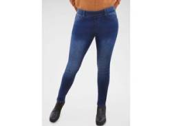 Jeggings NAVIGAZIONE Gr. 42, N-Gr, blau (dark denim) Damen Hosen 5-Pocket-Jeans 7/8 Knöchelhose von NAVIGAZIONE